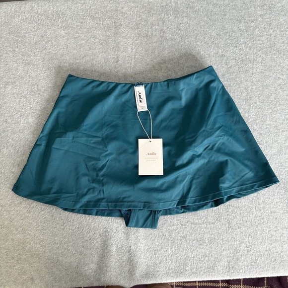 Andie Swimwear The Skirt Bottom Women Sz Small Full Seat Low Leg Cut Modest NEW - Picture 4 of 13